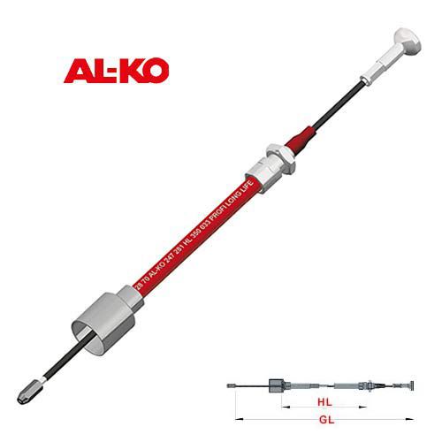 ALKO Bremsseil Hüllenlänge 1130mm mit Glocke & Pilz Longlife