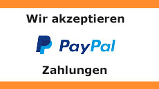 Bezahlen knnen Sie mit PayPal